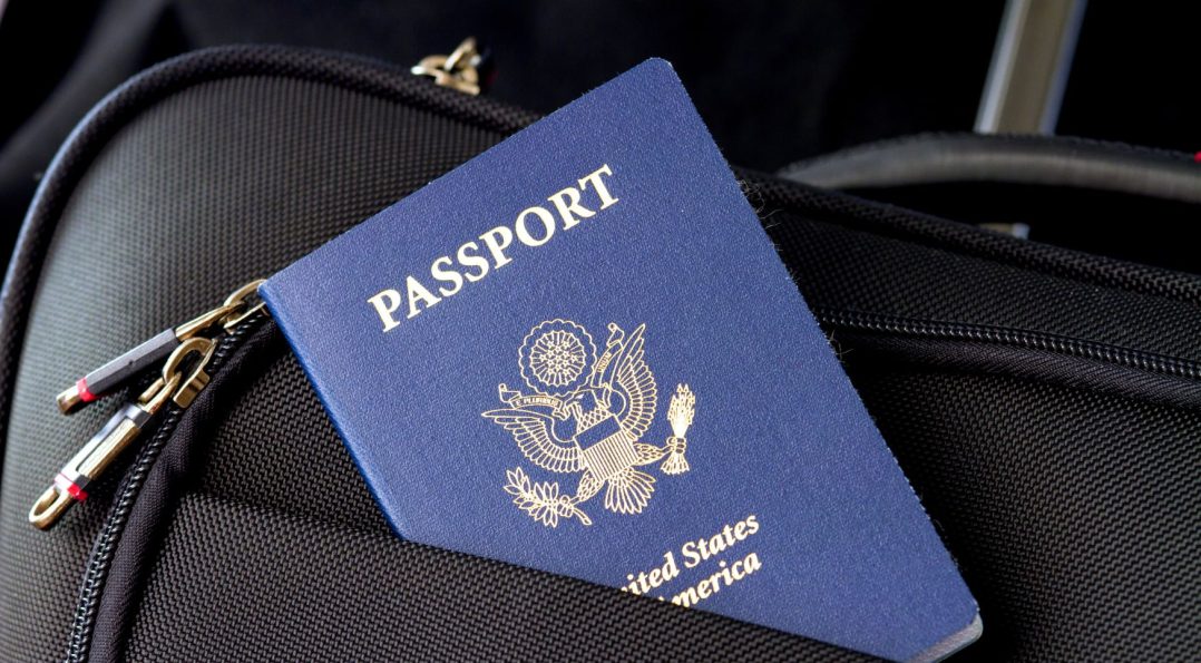 Blue U.S.A passport