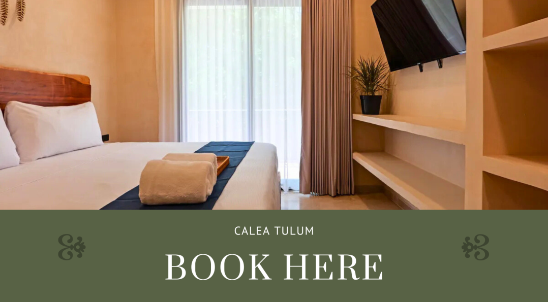 Calea banner showing a hotel room 